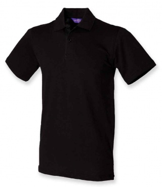 Henbury H305 Unisex Stretch Cotton Piqu Polo Shirt